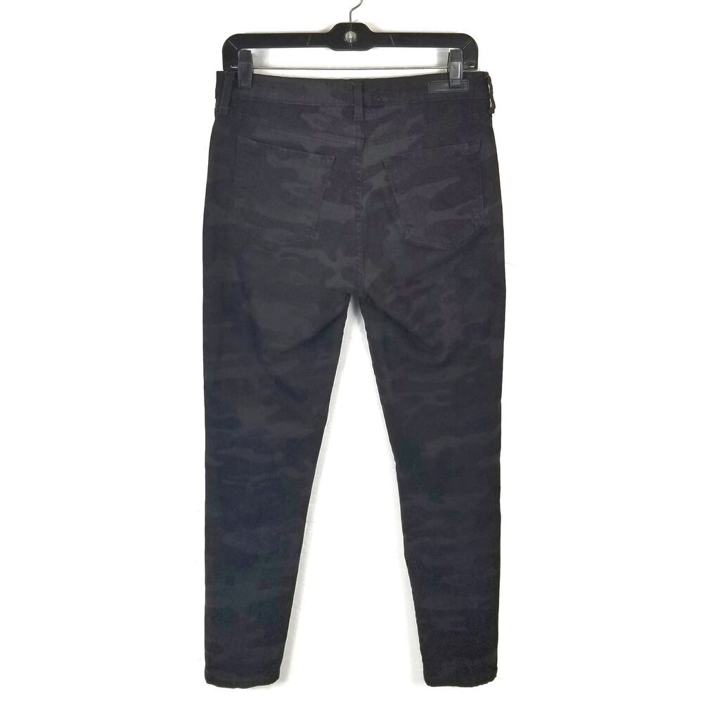 Social Standard by Sanctuary Women's Gray Black Camo Ankle Skinny Jeans Size 6 - Picture 2 of 8